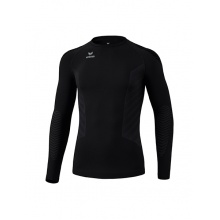 Erima Functional Underwear Long Sleeve Athletic Round Neck (seamless) black Men